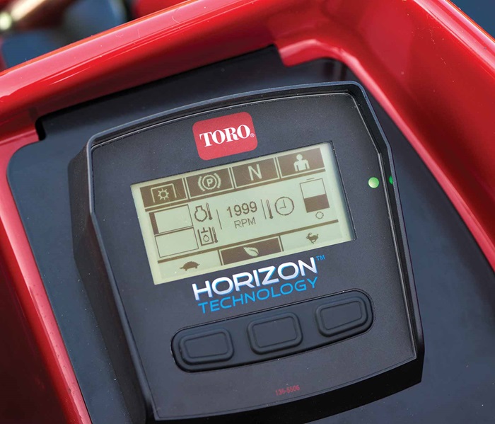 Система умного скашивания Horizon™. Технология предусматривает точные настройки режима стрижки в зависимости от состояния газона и необходимого результата. Оператору остается лишь запустить двигатель.