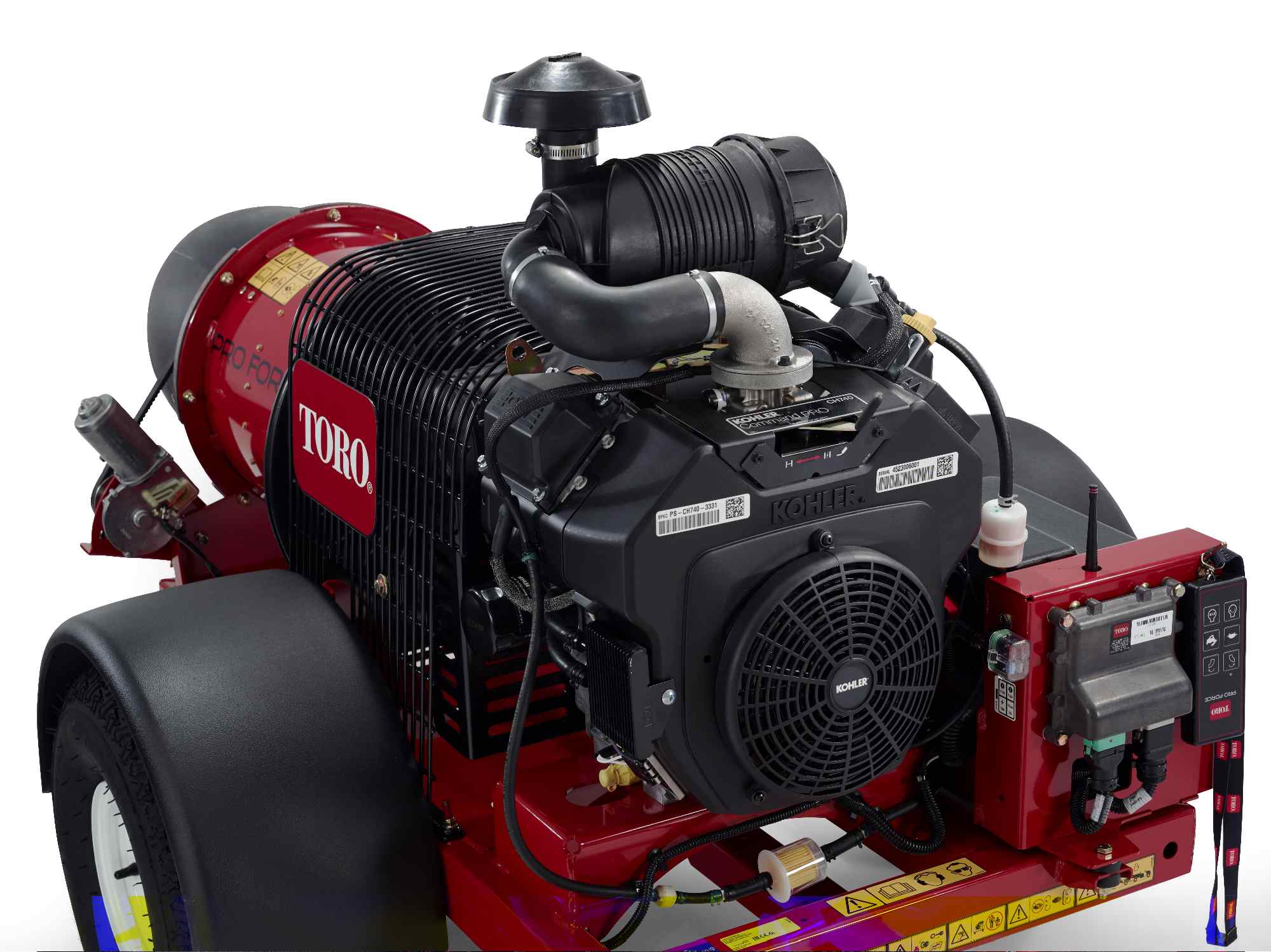 Бензиновый двигатель Kohler® Command PRO®  20 кВт (27 л.с.).